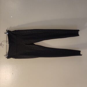 GapFit Black Leopard Athleisure Pants SM